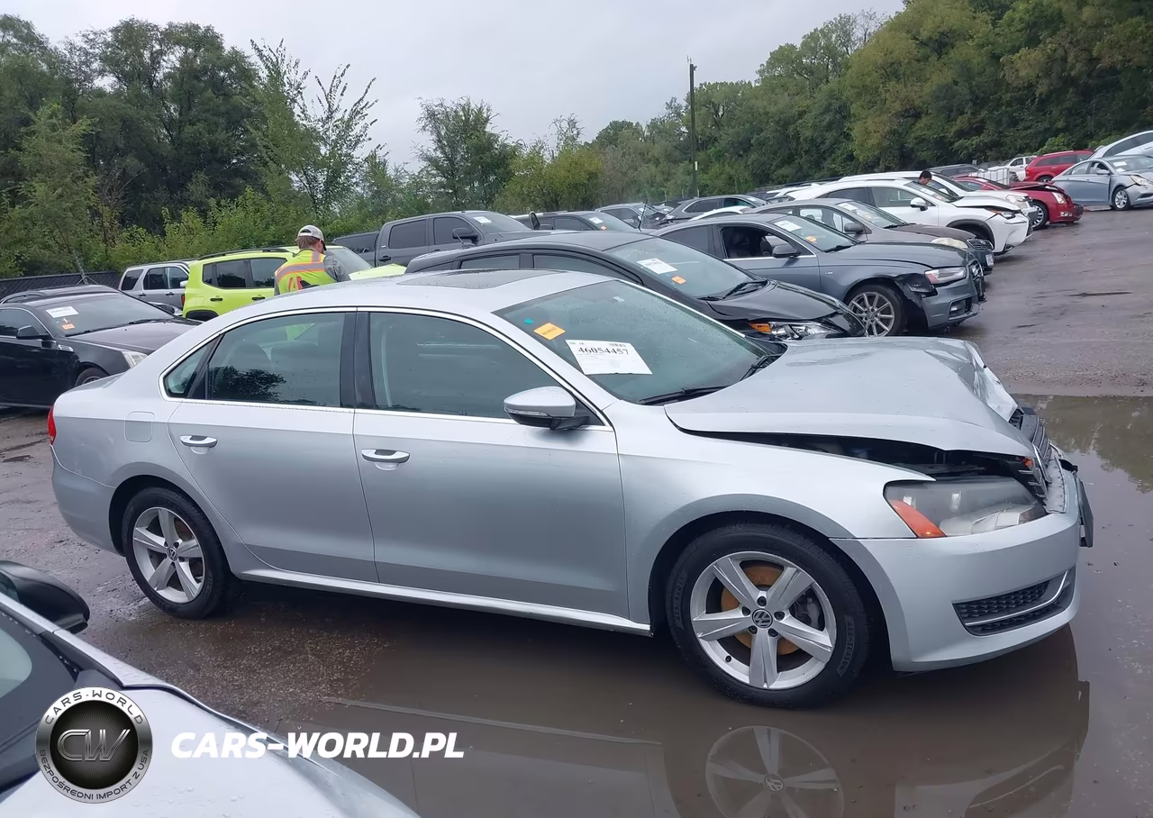 2012 Volkswagen Passat 2.5L Se VIN:1VWBH7A35CC059967 - 14