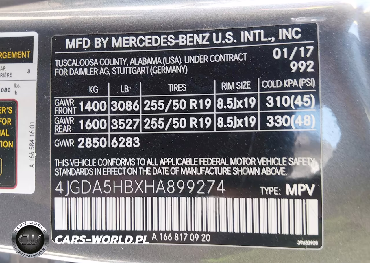 2017 Mercedes-Benz Gle 350 4Matic VIN:4JGDA5HBXHA899274 - 9