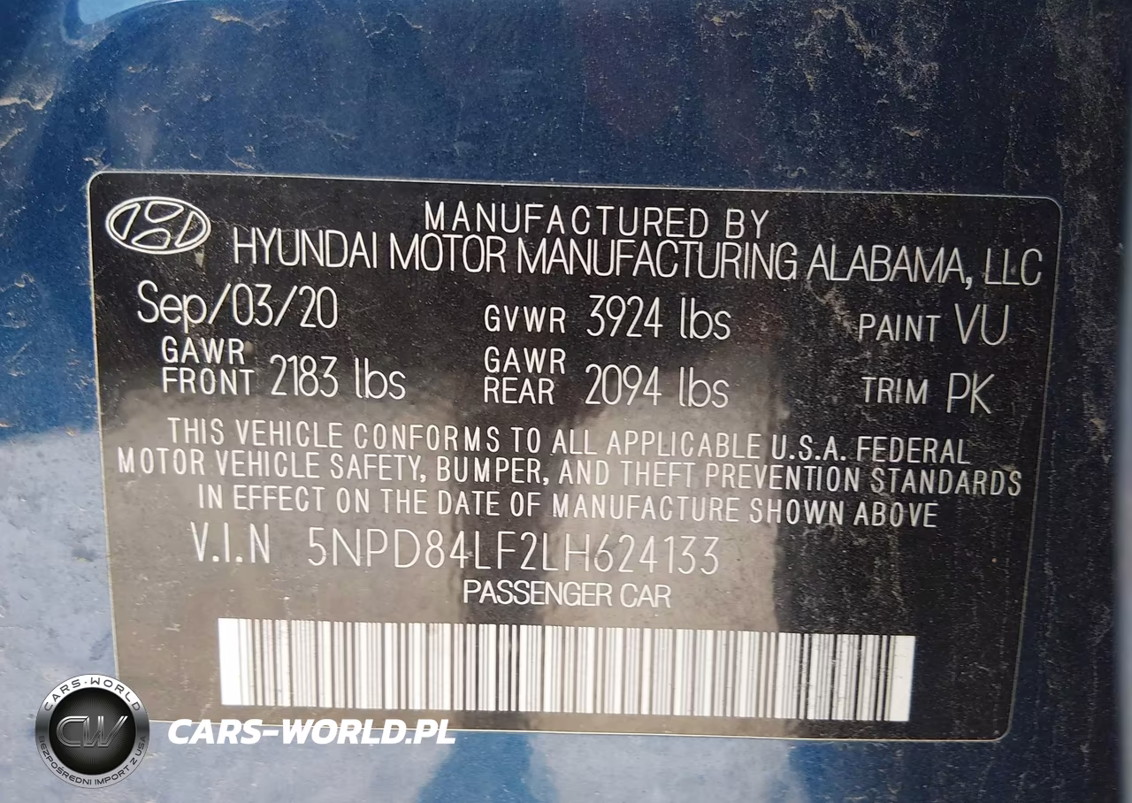 2020 Hyundai Elantra Sel VIN:5NPD84LF2LH624133 - 9