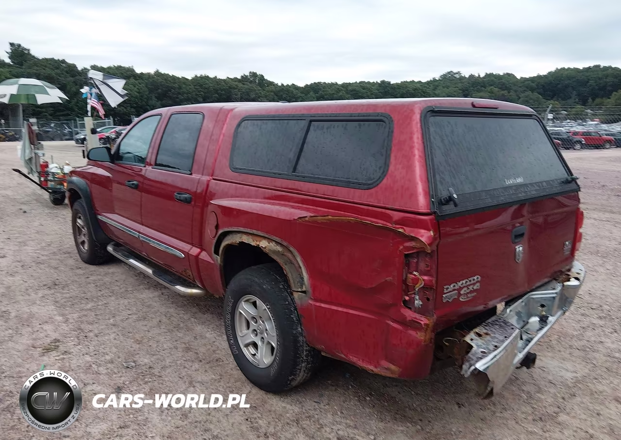 2007 Dodge Dakota Laramie VIN:1D7HW58P87S270677 - 3