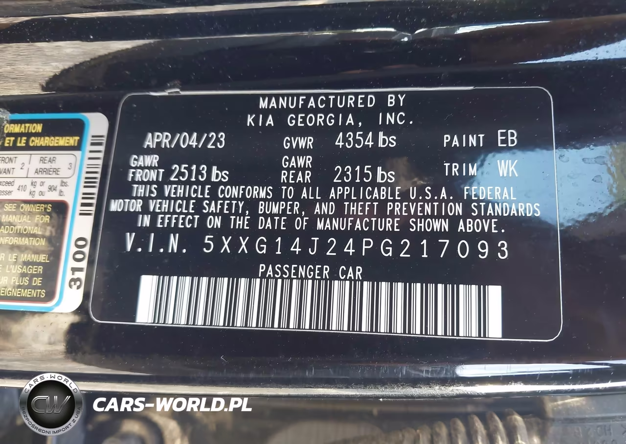2023 Kia K5 Lxs VIN:5XXG14J24PG217093 - 9