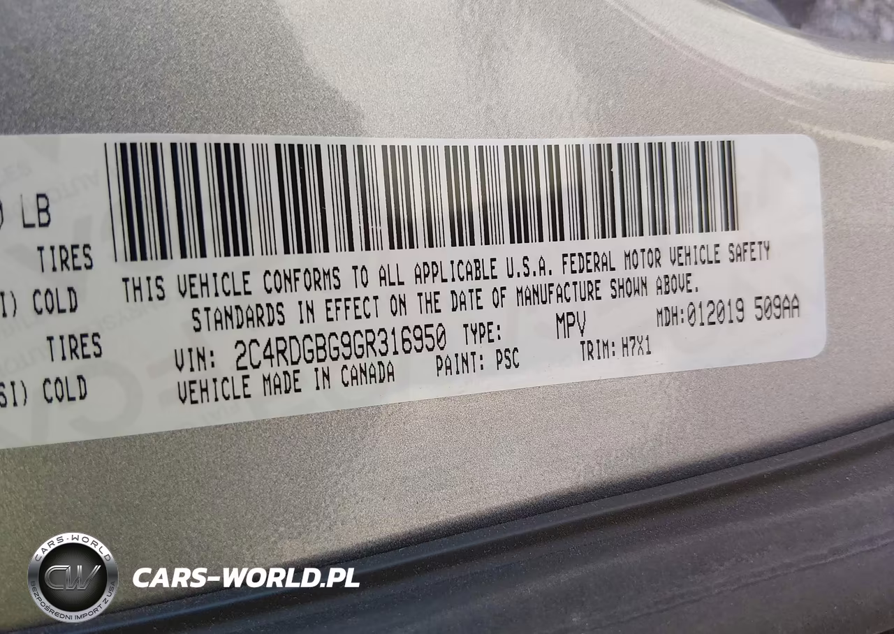 2016 Dodge Grand Caravan Se VIN:2C4RDGBG9GR316950 - 9