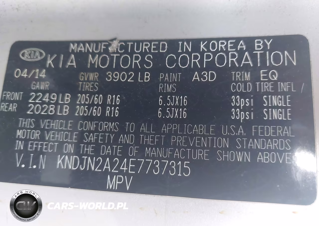 2014 Kia Soul VIN:KNDJN2A24E7737315 - 9