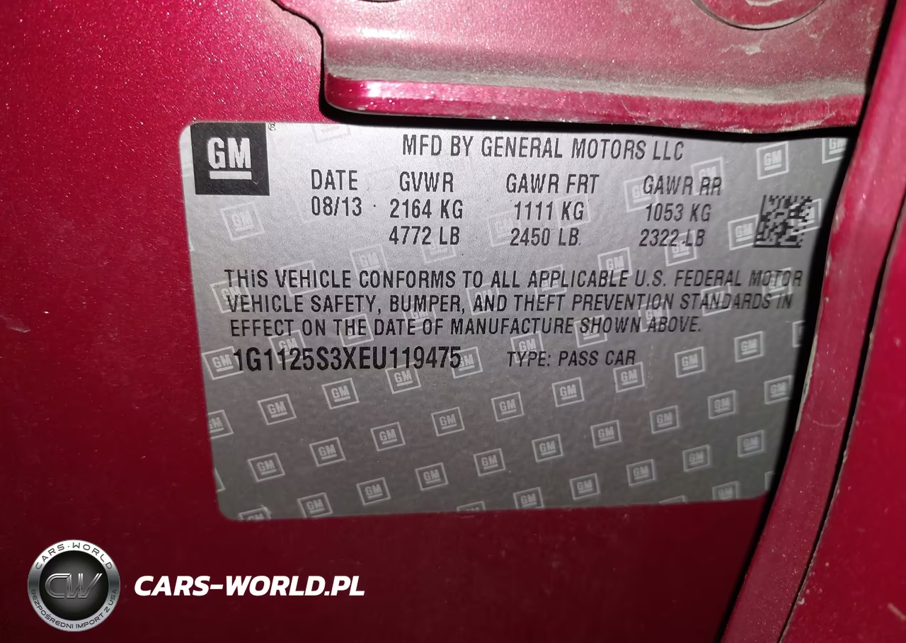 2014 Chevrolet Impala 2Lt VIN:1G1125S3XEU119475 - 9