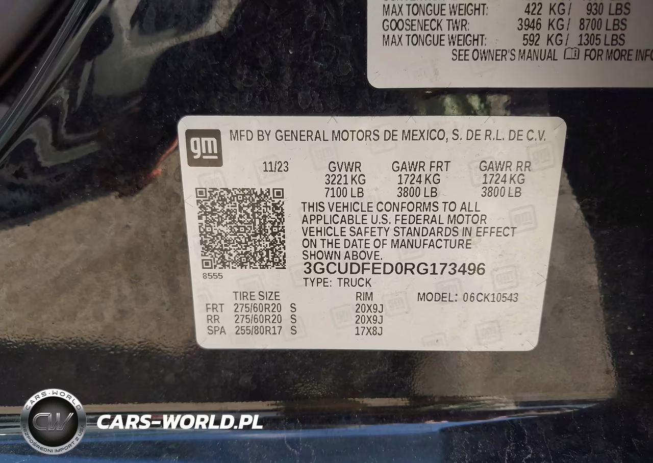 2024 Chevrolet Silverado 1500 4Wd Short Bed Lt Trail Boss VIN:3GCUDFED0RG173496 - 9