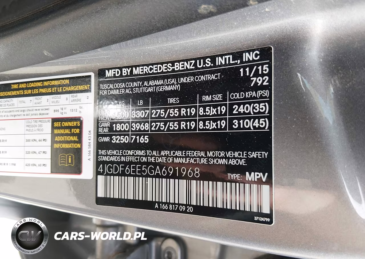 2016 Mercedes-Benz Gl 450 4Matic VIN:4JGDF6EE5GA691968 - 9