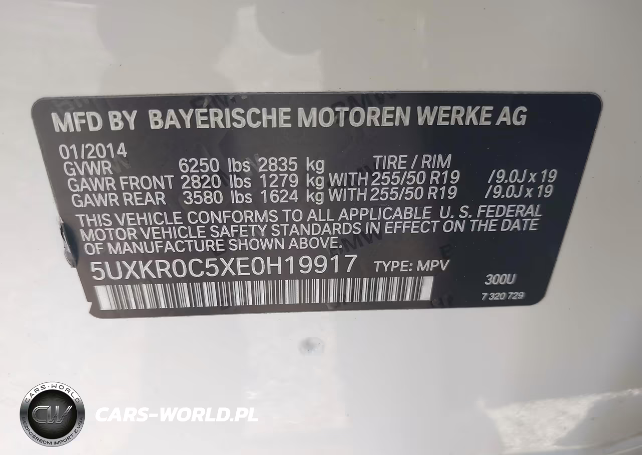 2014 BMW X5 xDrive35I VIN:5UXKR0C5XE0H19917 - 9