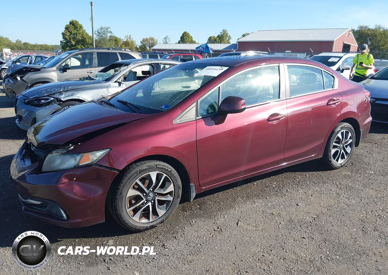 2013 Honda Civic Ex VIN:2HGFB2F86DH559049 - 2