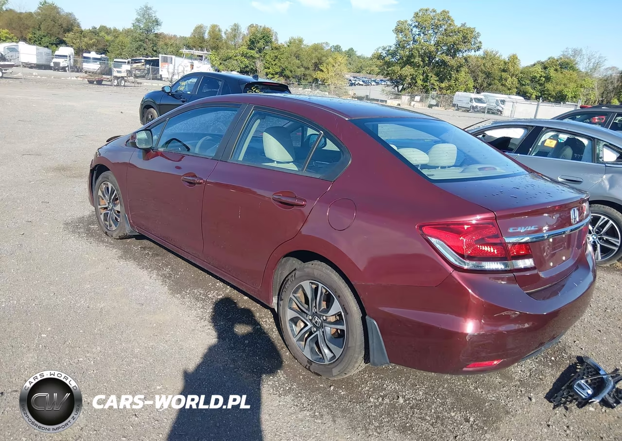 2013 Honda Civic Ex VIN:2HGFB2F86DH559049 - 3