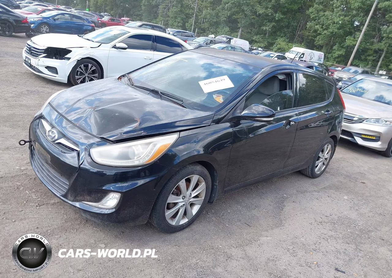 2014 Hyundai Accent Se VIN:KMHCU5AE6EU145905 - 2