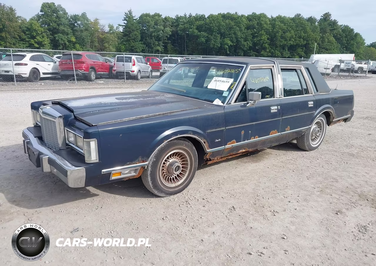 1986 Lincoln Town Car VIN:1LNBP96F2GY616908 - 2