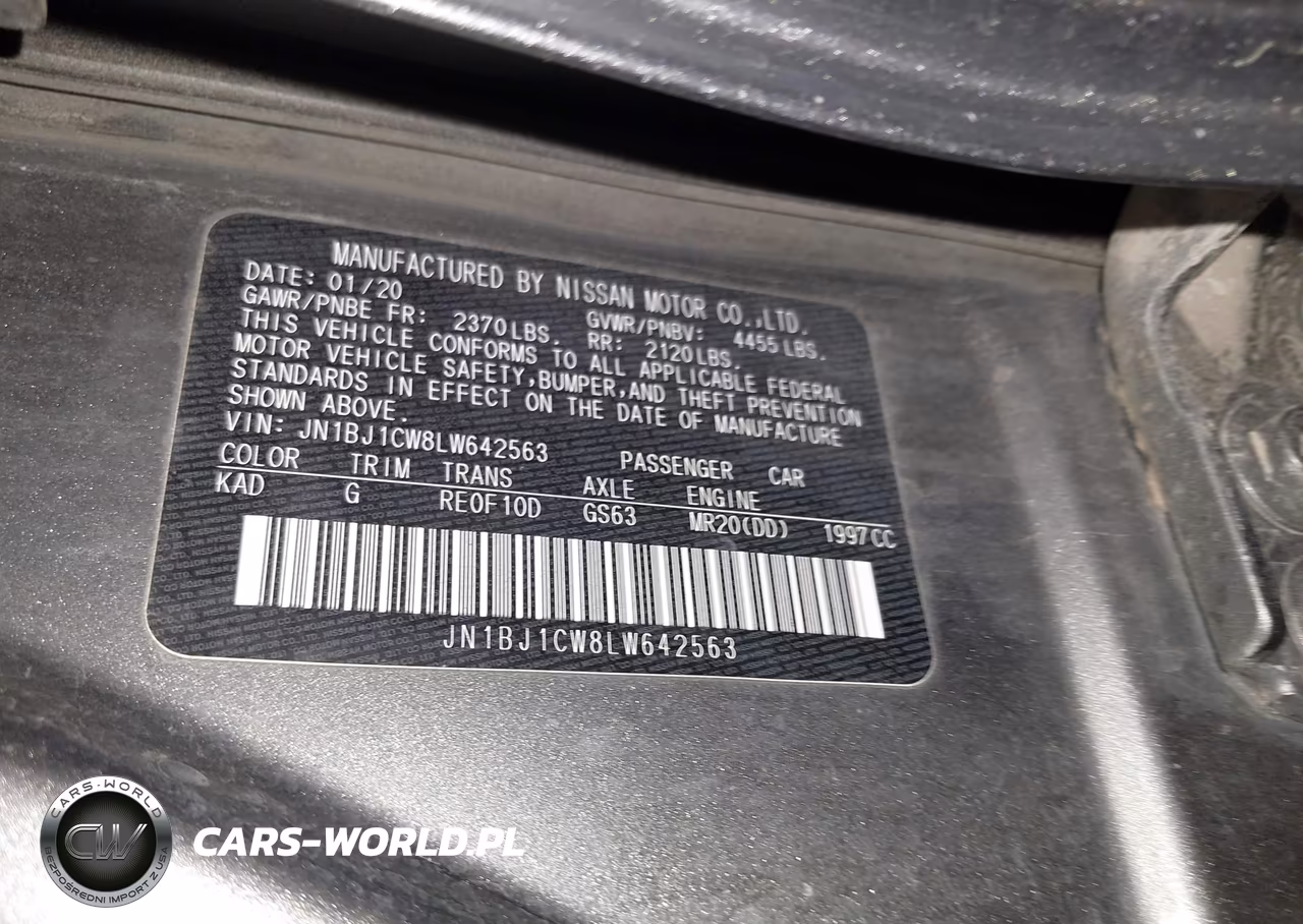 2020 Nissan Rogue Sport Sv Awd Xtronic Cvt VIN:JN1BJ1CW8LW642563 - 9