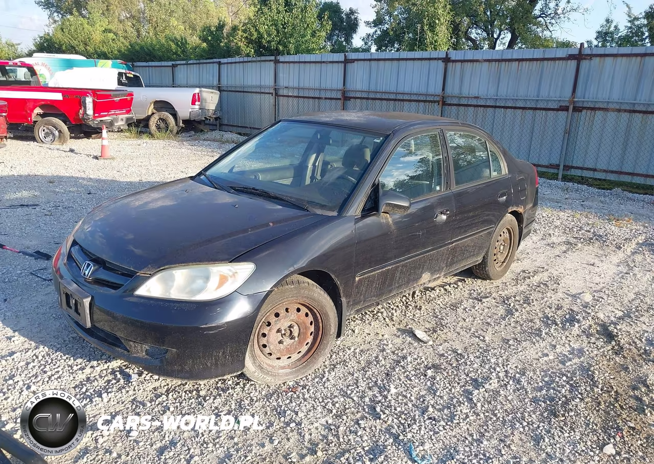 2004 Honda Civic Lx VIN:2HGES16524H518235 - 2