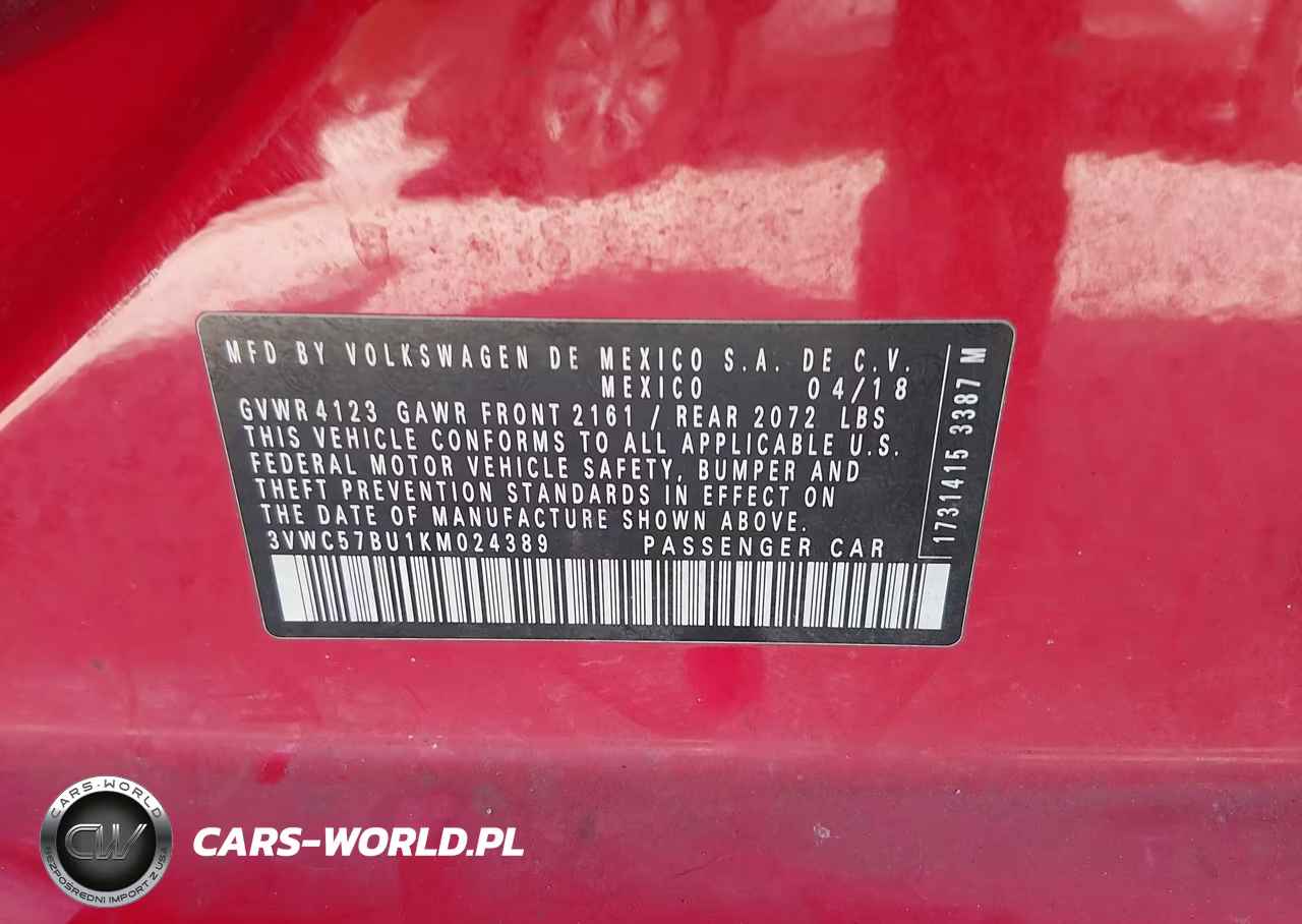 2019 Volkswagen Jetta 1.4T R-Line-1.4T S-1.4T Se VIN:3VWC57BU1KM024389 - 9