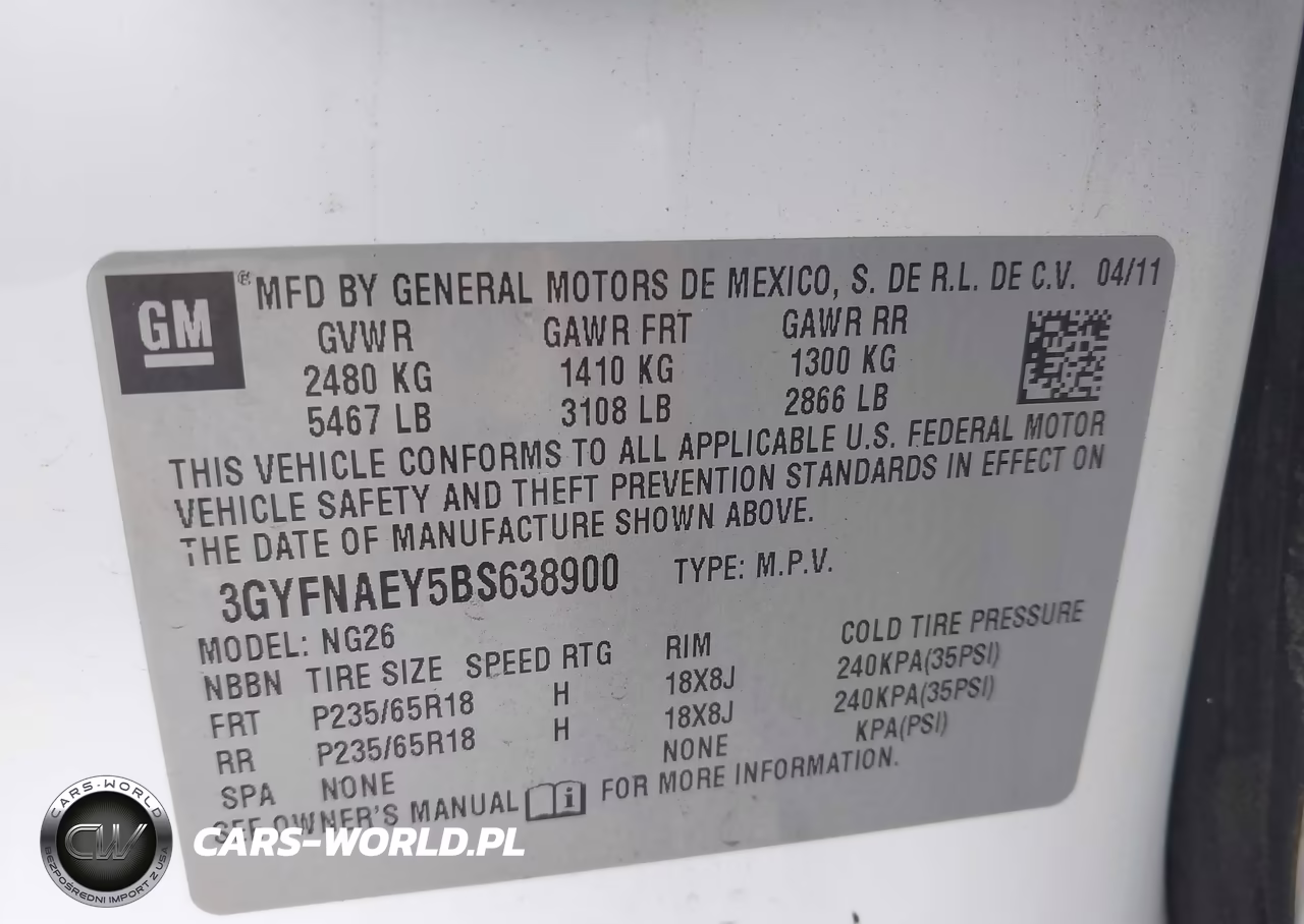 2011 Cadillac Srx Luxury Collection VIN:3GYFNAEY5BS638900 - 9