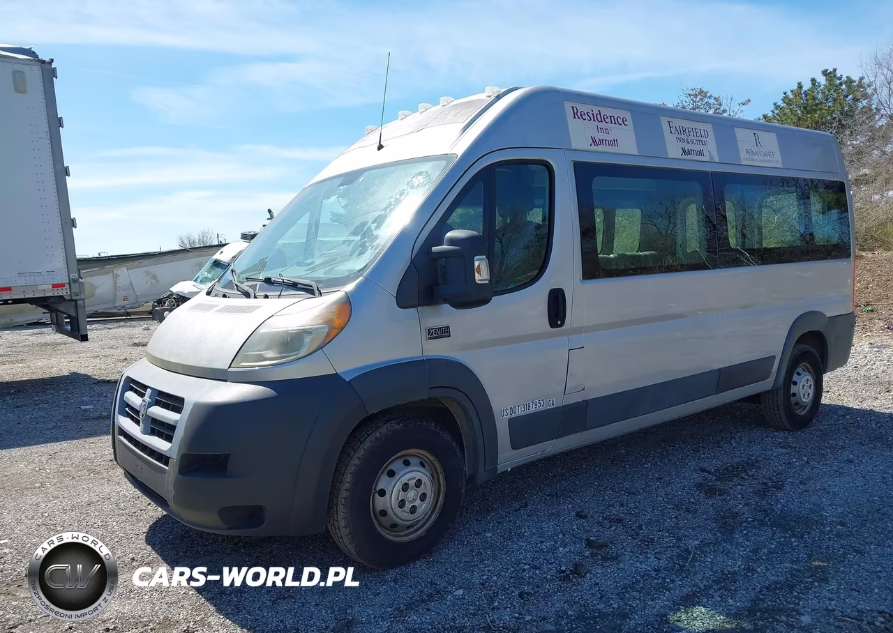 2014 Ram Promaster 2500 Window Van High Roof VIN:3C6TRVPG3EE124224 - 2