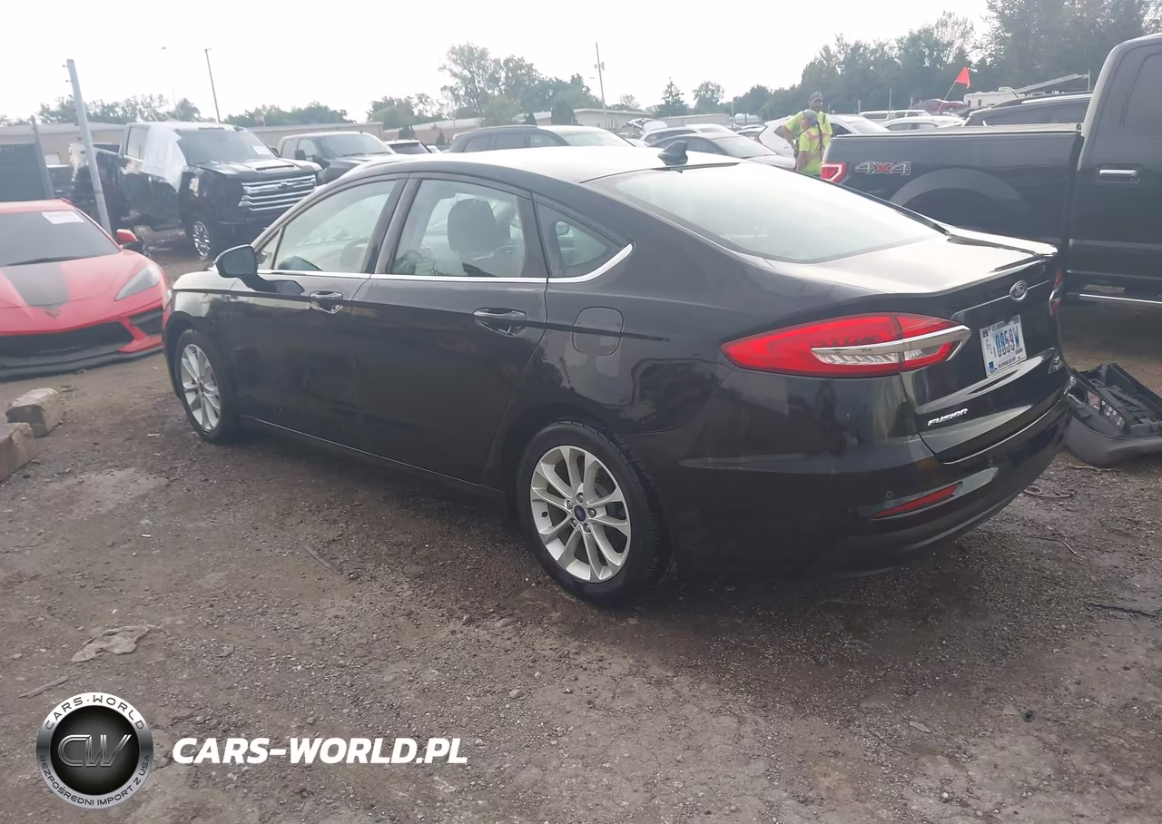 2020 Ford Fusion Hybrid Se VIN:3FA6P0LU7LR196985 - 3