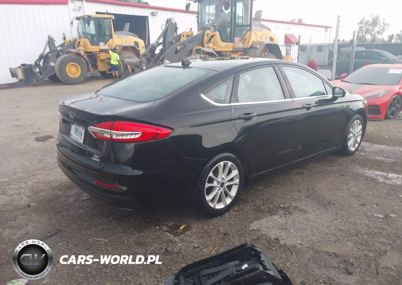 2020 Ford Fusion Hybrid Se VIN:3FA6P0LU7LR196985 - 4