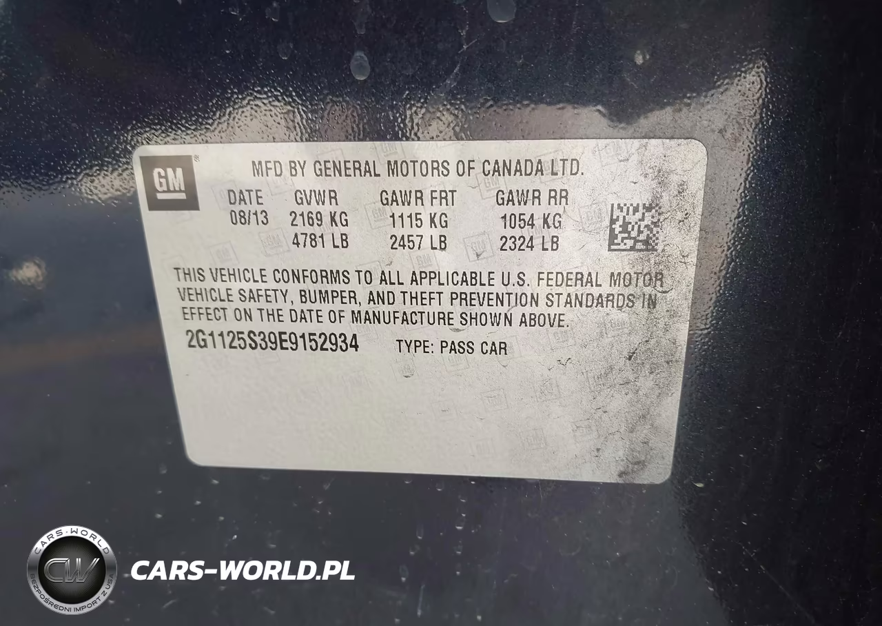 2014 Chevrolet Impala 2Lt VIN:2G1125S39E9152934 - 9