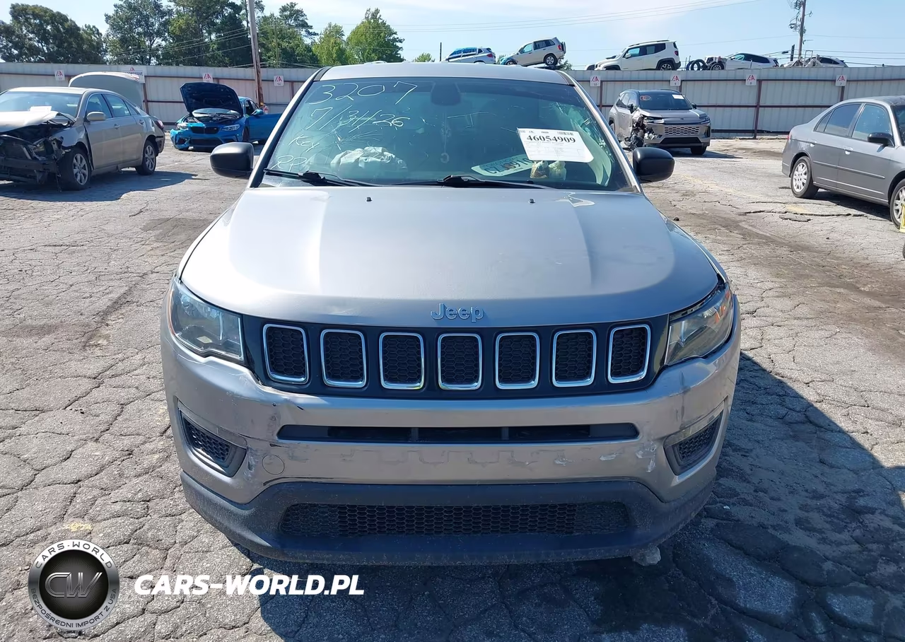 2018 Jeep Compass Sport Fwd VIN:3C4NJCAB0JT233207 - 12