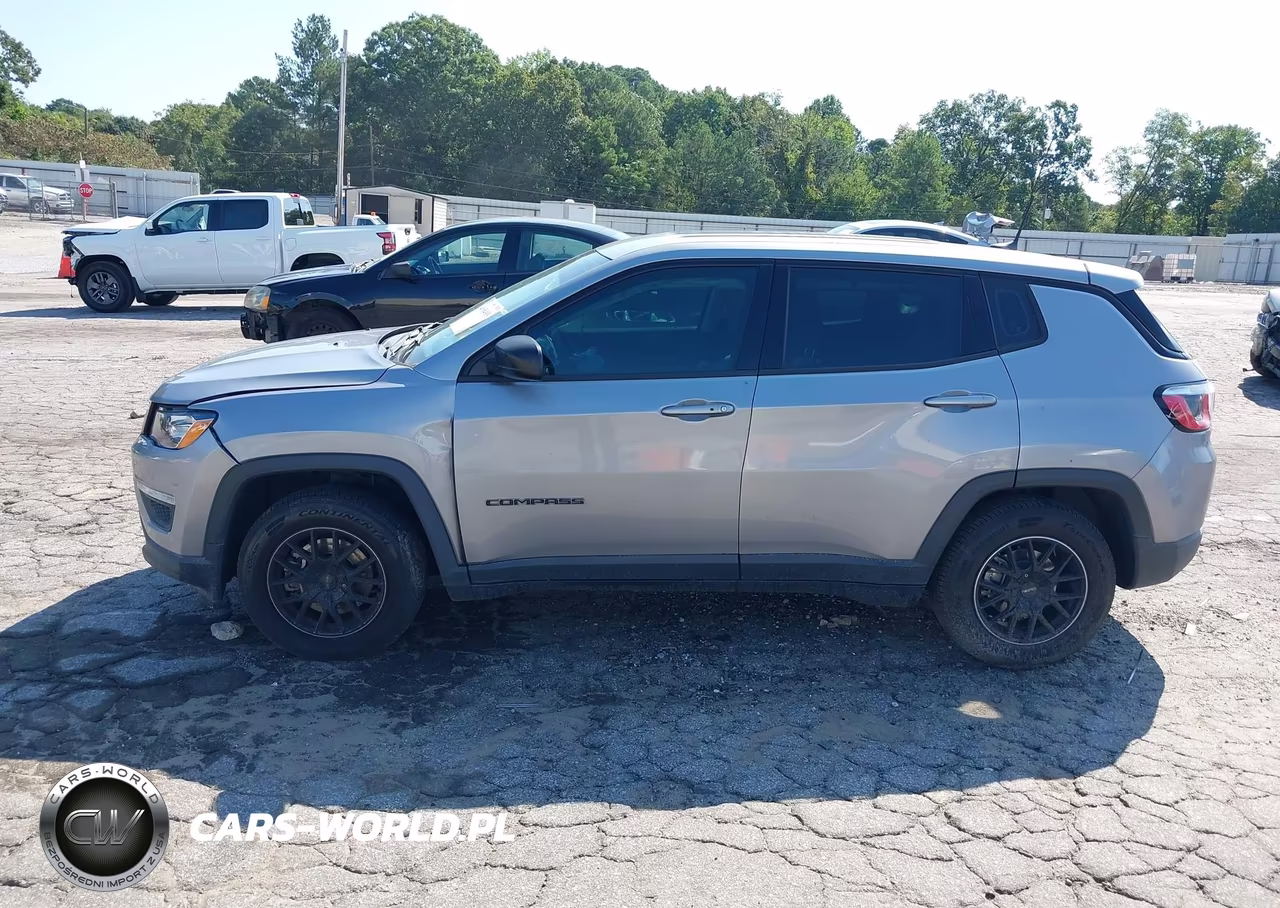 2018 Jeep Compass Sport Fwd VIN:3C4NJCAB0JT233207 - 14