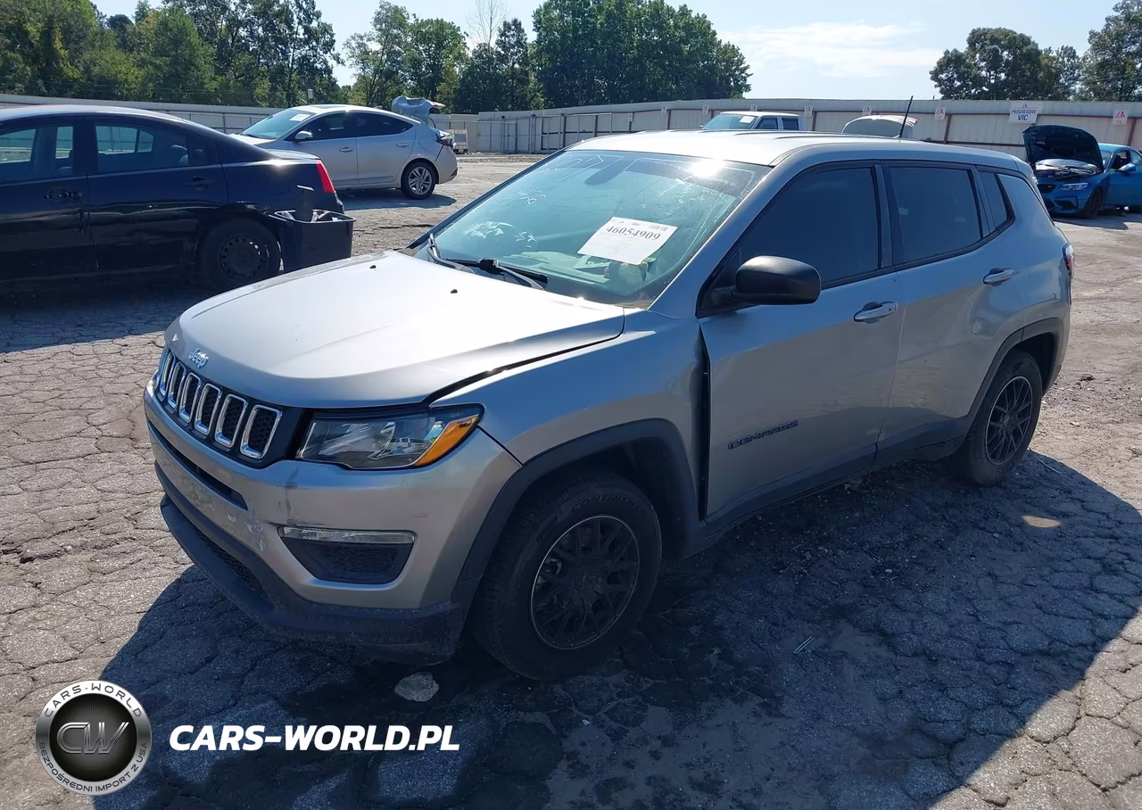2018 Jeep Compass Sport Fwd VIN:3C4NJCAB0JT233207 - 2