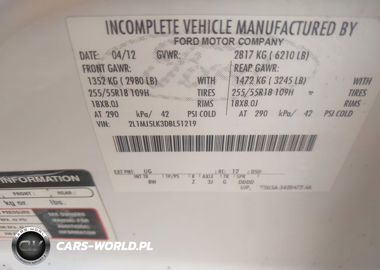 2013 Lincoln Mkt Limo-Hearse VIN:2L1MJ5LK3DBL51219 - 9