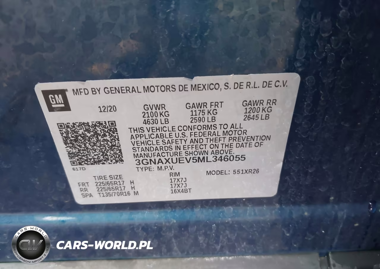 2021 Chevrolet Equinox Awd Lt VIN:3GNAXUEV5ML346055 - 9