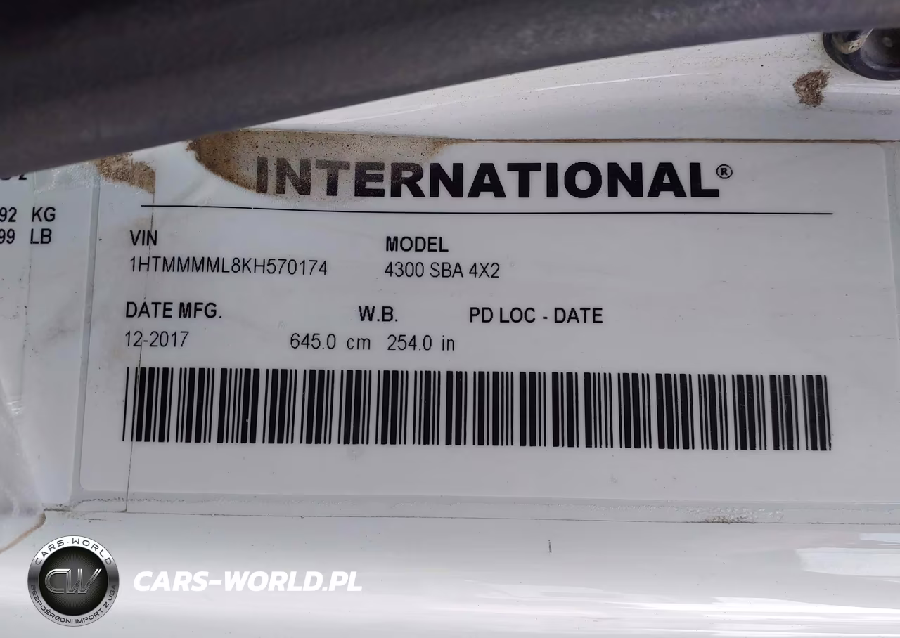 2019 International Durastar 4300 VIN:1HTMMMML8KH570174 - 8