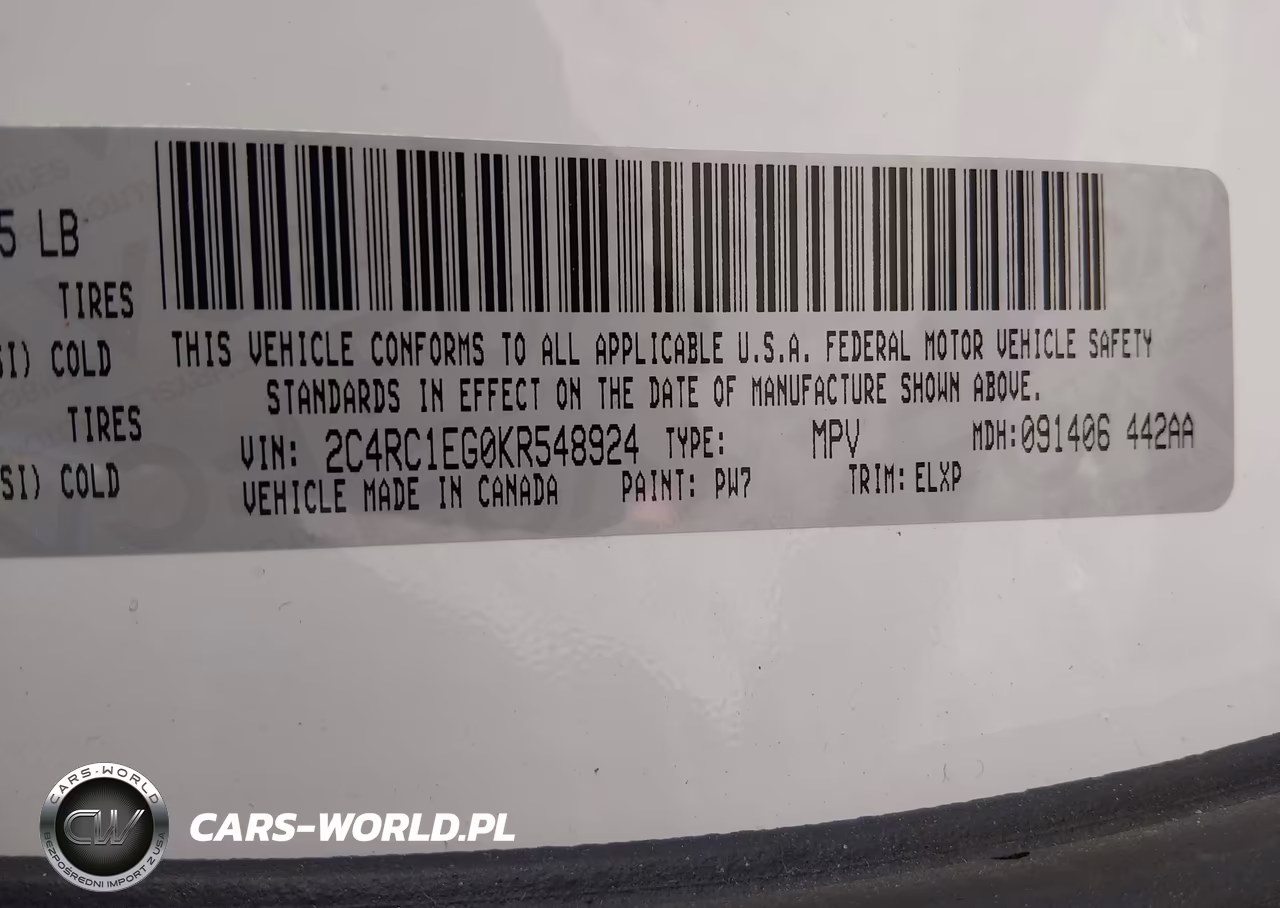 2019 Chrysler Pacifica Touring L Plus VIN:2C4RC1EG0KR548924 - 9