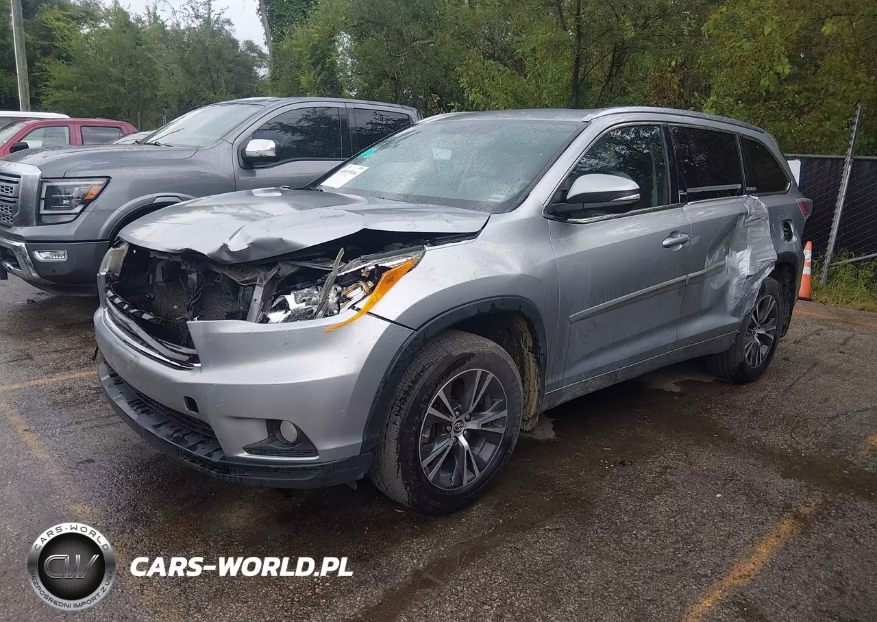 2016 Toyota Highlander Xle V6 VIN:5TDJKRFH0GS322256 - 2