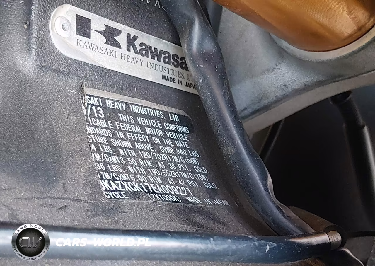 2014 Kawasaki Zx1000 K VIN:JKAZXCK17EA009221 - 10