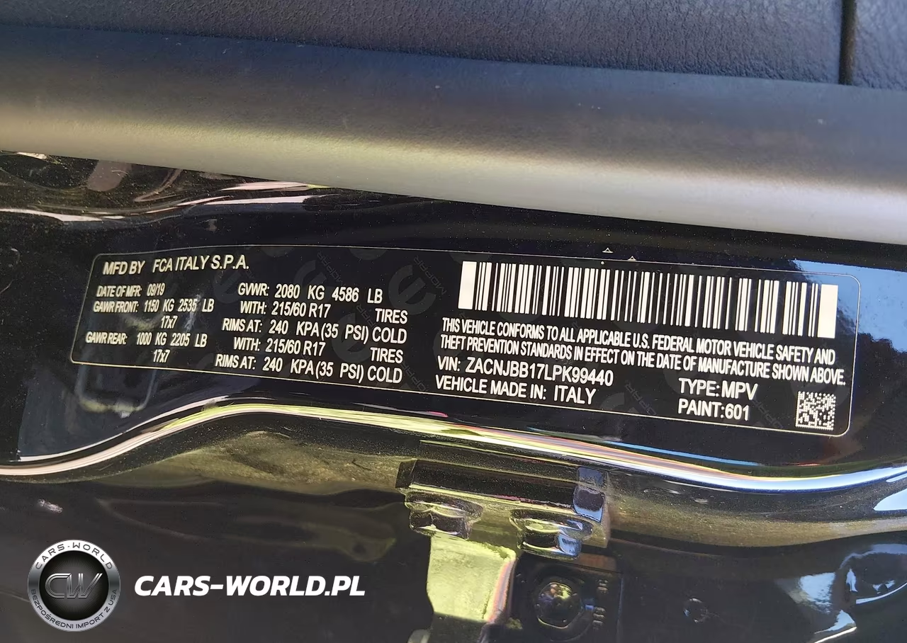 2020 Jeep Renegade Altitude 4X4 VIN:ZACNJBB17LPK99440 - 9