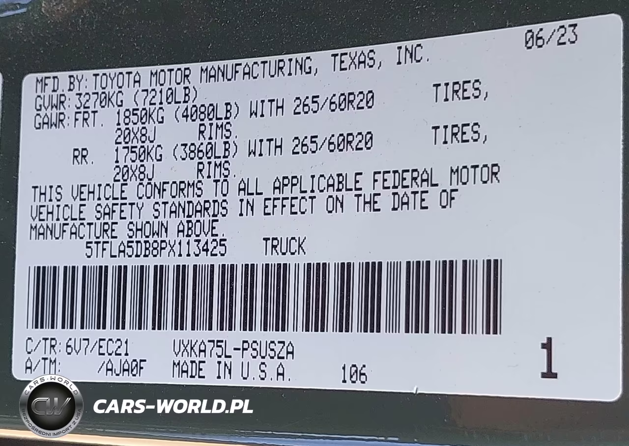 2023 Toyota Tundra Sr5 VIN:5TFLA5DB8PX113425 - 9