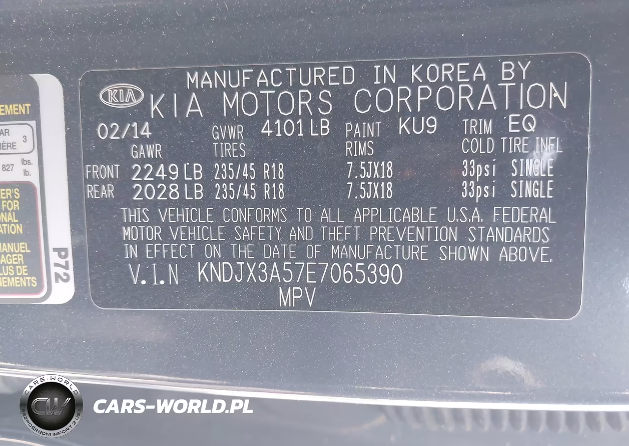 2014 Kia Soul ! VIN:KNDJX3A57E7065390 - 9