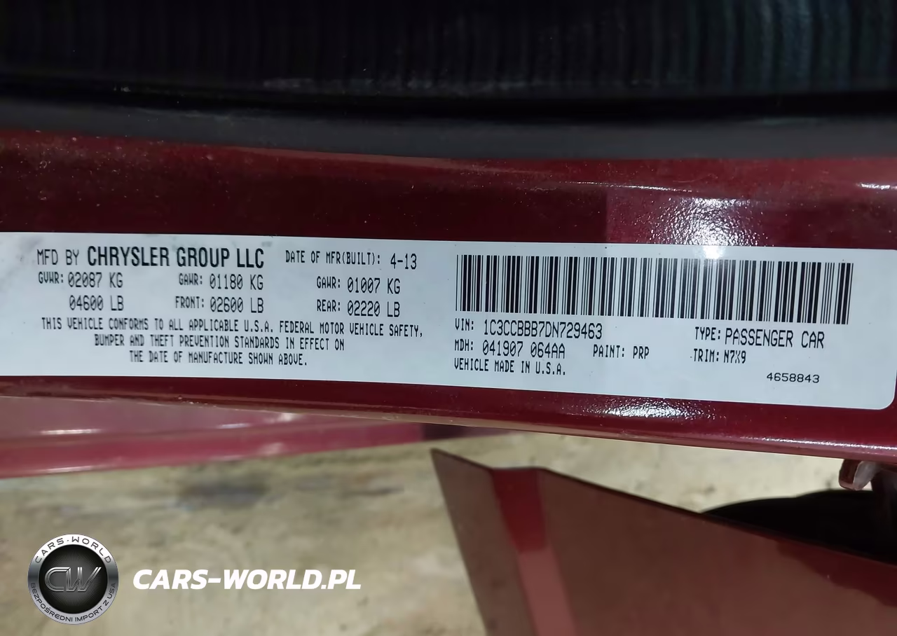 2013 Chrysler 200 Touring VIN:1C3CCBBB7DN729463 - 9