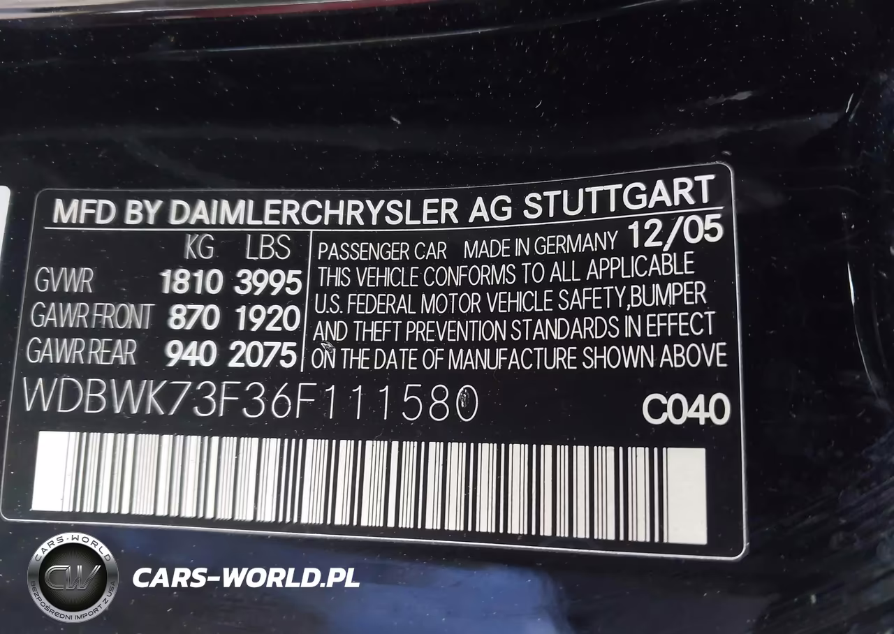 2006 Mercedes-Benz Slk 55 Amg VIN:WDBWK73F36F111580 - 9