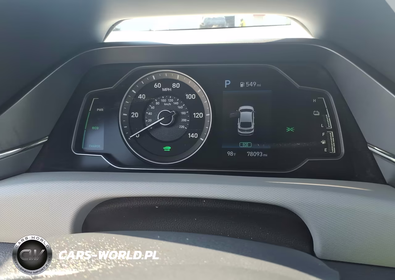 2020 Hyundai Ioniq Hybrid Blue VIN:KMHC65LC6LU218726 - 7