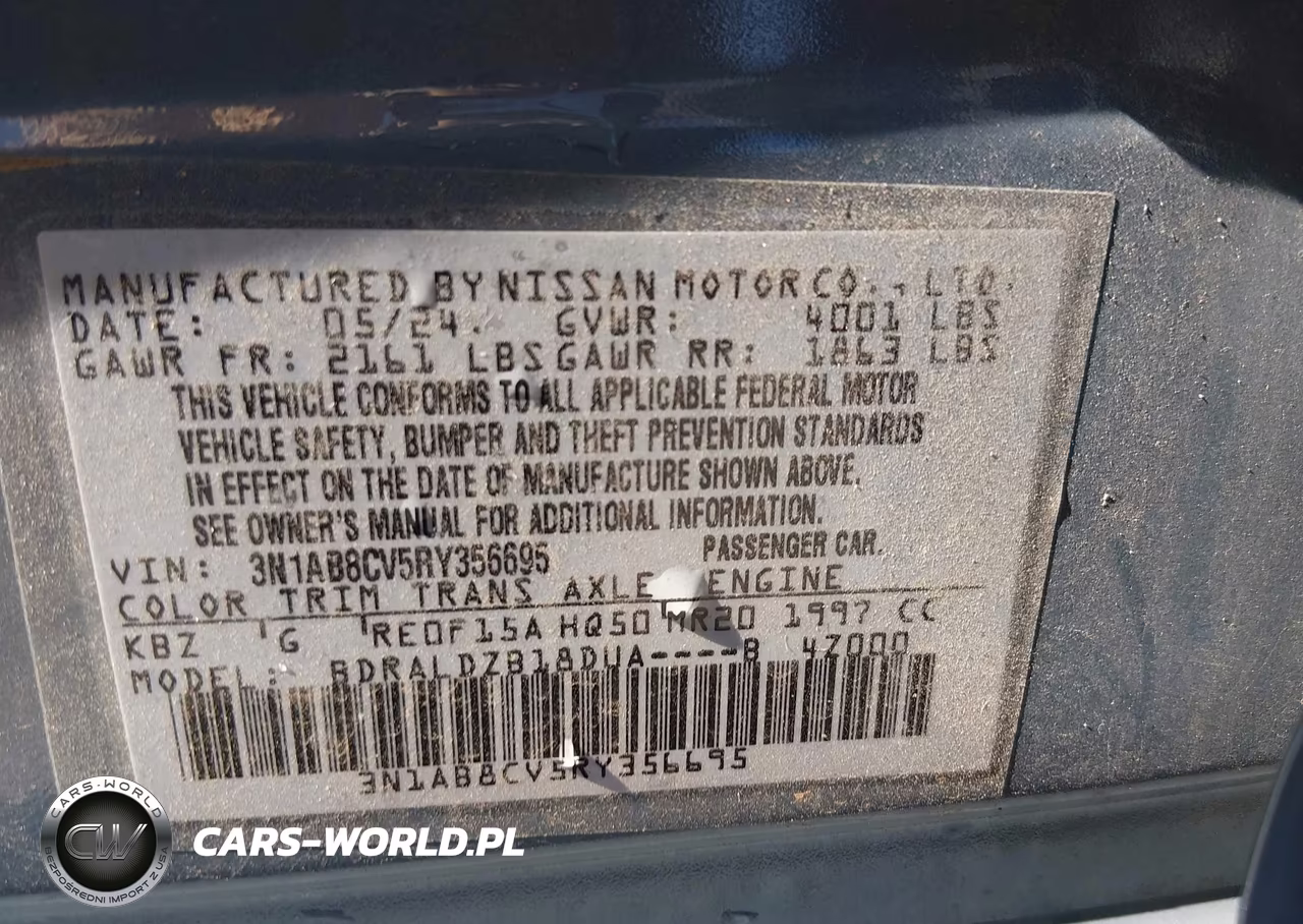 2024 Nissan Sentra Sv Xtronic Cvt VIN:3N1AB8CV5RY356695 - 9