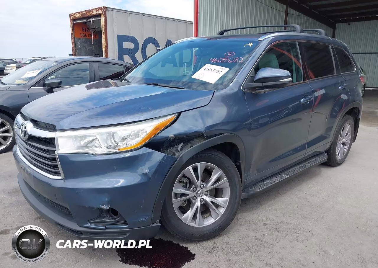2014 Toyota Highlander Xle V6 VIN:5TDKKRFH9ES029389 - 2