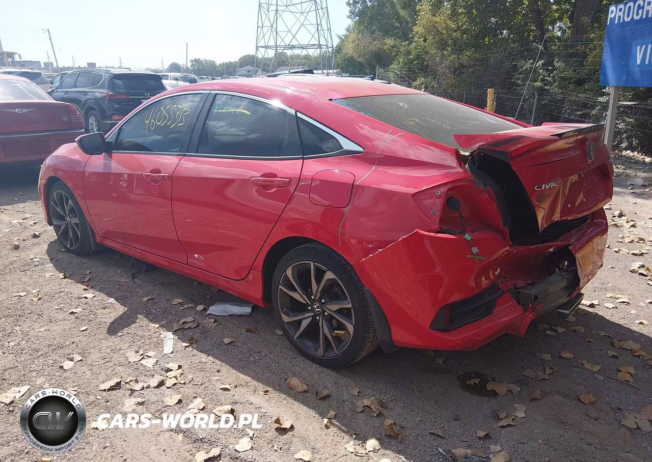 2019 Honda Civic Sport VIN:2HGFC2F86KH601083 - 3