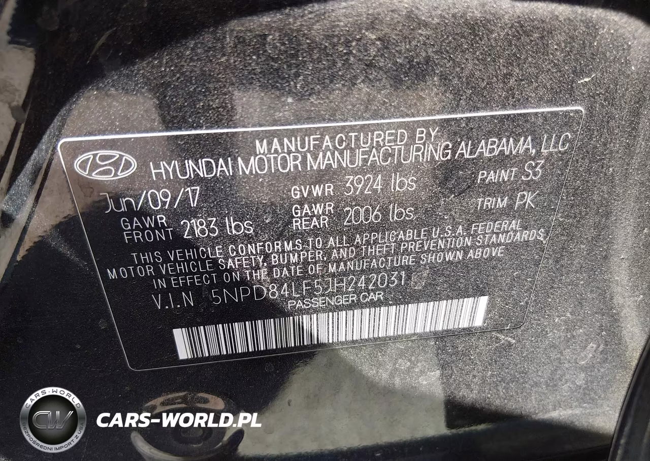 2018 Hyundai Elantra Sel VIN:5NPD84LF5JH242031 - 9
