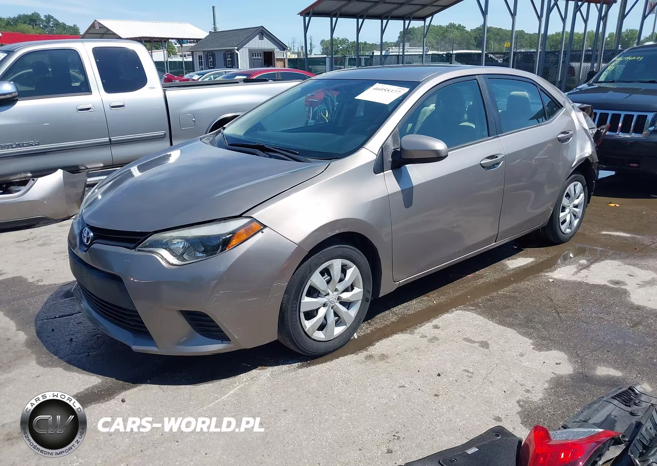 2015 Toyota Corolla Le VIN:2T1BURHE3FC376899 - 2