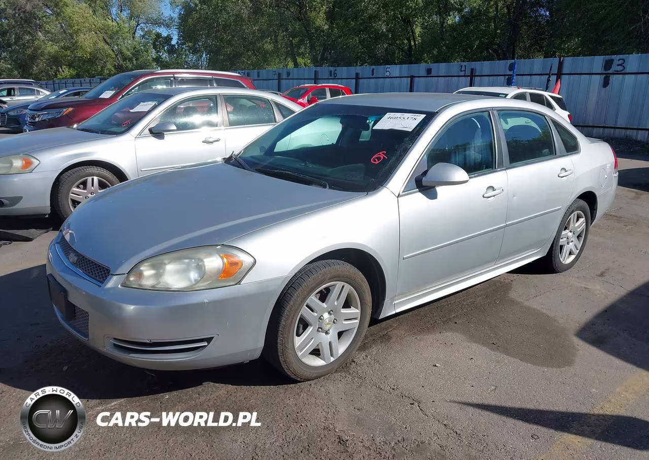 2012 Chevrolet Impala Lt VIN:2G1WG5E36C1177630 - 2