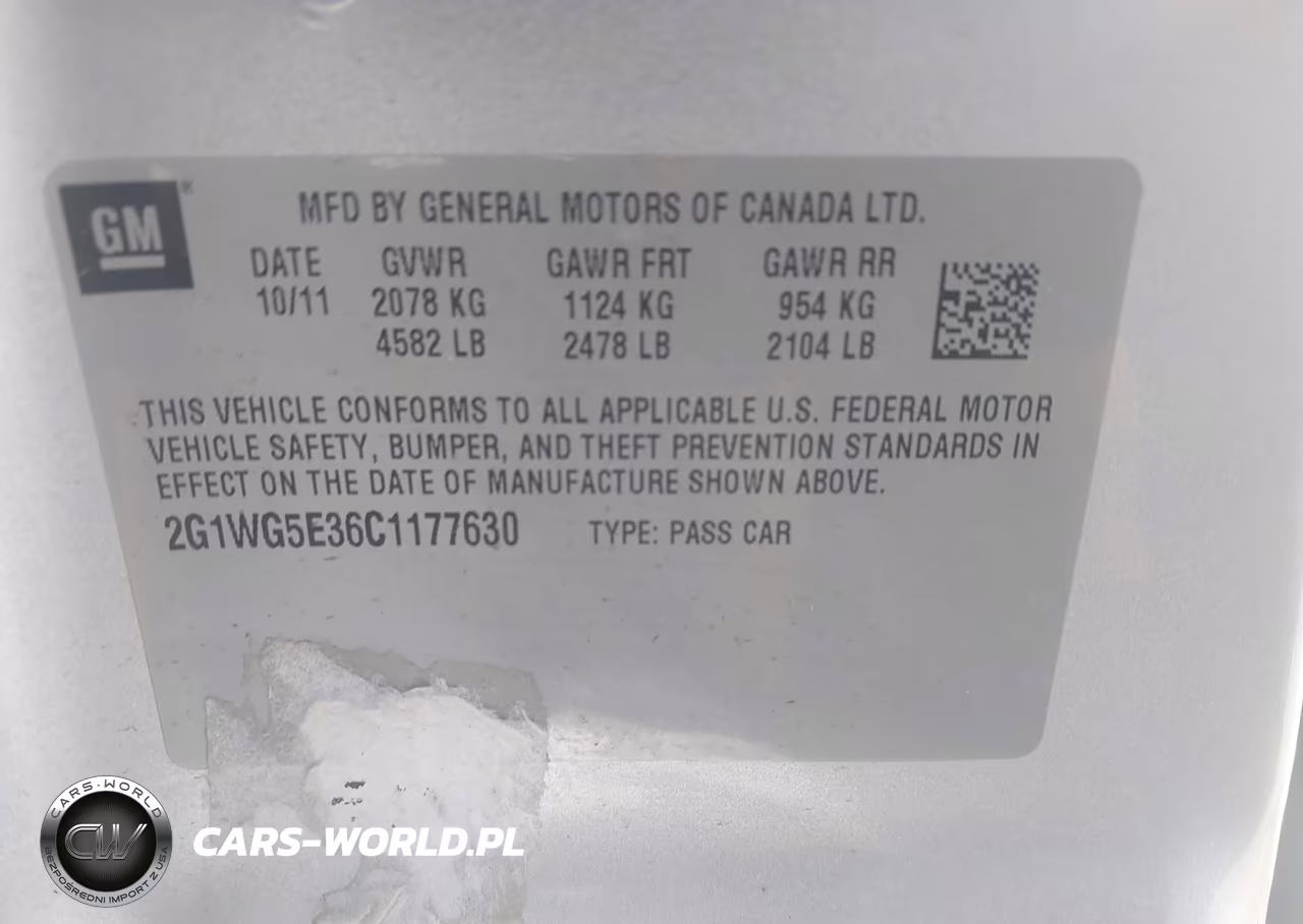 2012 Chevrolet Impala Lt VIN:2G1WG5E36C1177630 - 9