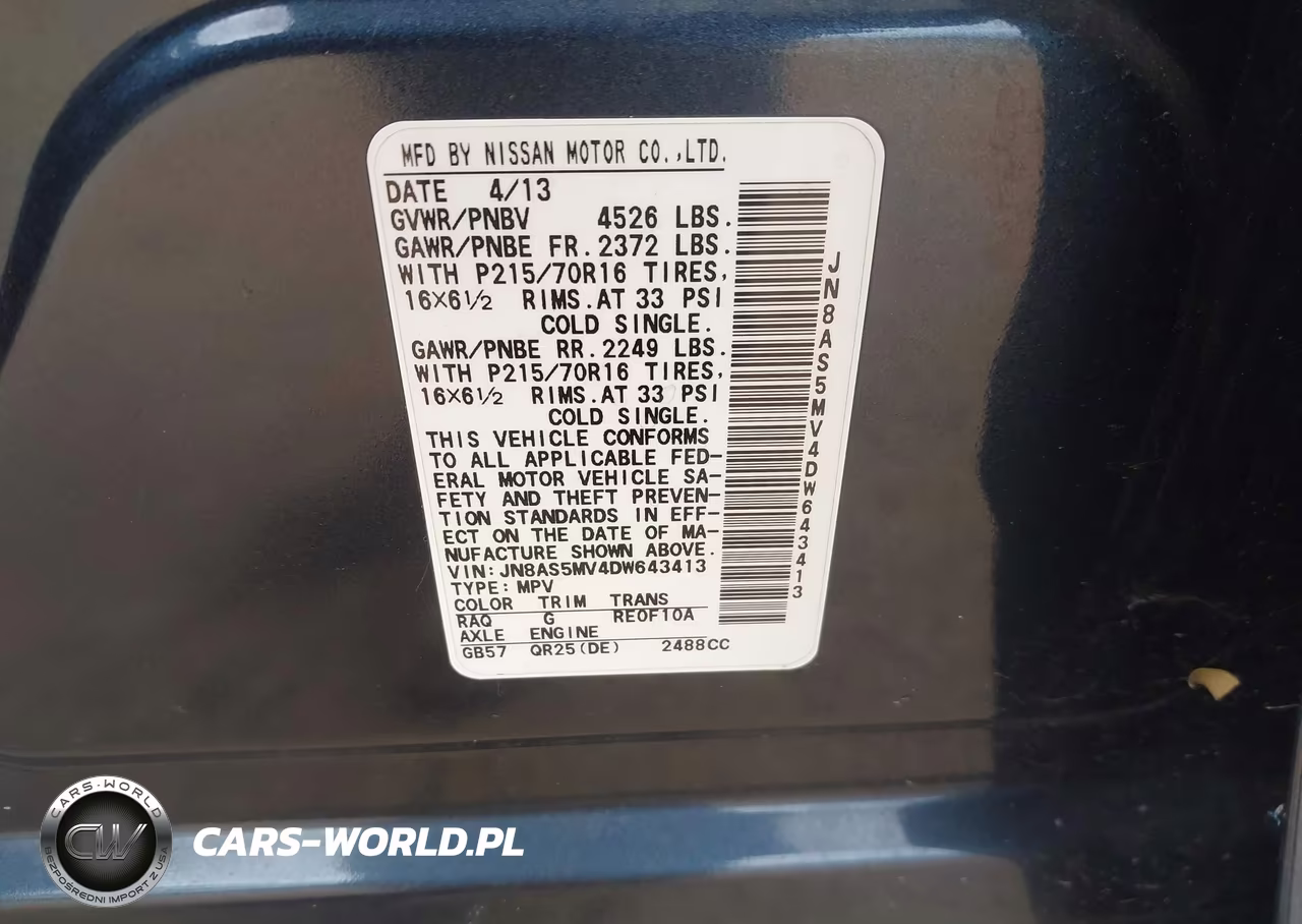 2013 Nissan Rogue S VIN:JN8AS5MV4DW643413 - 9