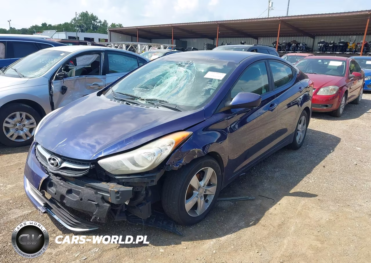 2012 Hyundai Elantra Gls VIN:5NPDH4AE5CH113588 - 2