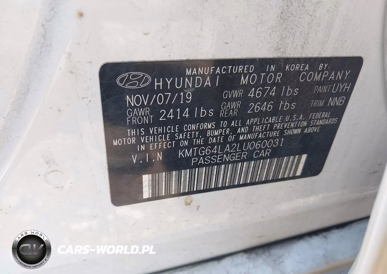 2020 Genesis G70 2.0T Rwd VIN:KMTG64LA2LU060031 - 9