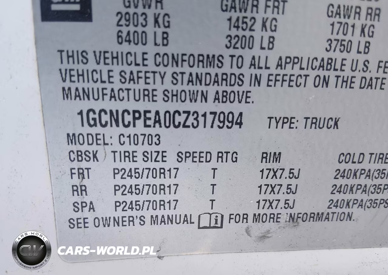 2012 Chevrolet Silverado 1500 Work Truck VIN:1GCNCPEA0CZ317994 - 9