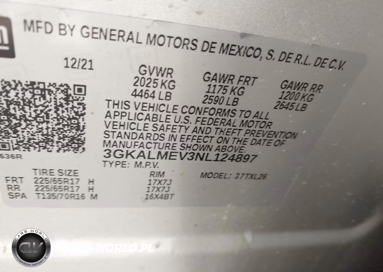 2022 GMC Terrain Fwd Sle VIN:3GKALMEV3NL124897 - 9